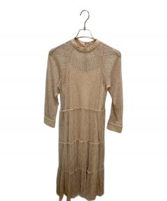 Ameri アメリ　CLARA SATIN CAMI DRESS アイボリー　S 中古・古着通販】Ameri (アメリ) CLARA SATIN CAMI DRESS サテン