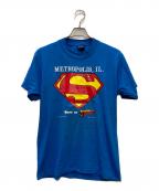 FRUIT OF THE LOOMフルーツオブザルーム）の古着「90'sスーパーマン プリントTシャツ / SUPERMAN」｜ブルー