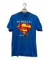 FRUIT OF THE LOOM（フルーツオブザルーム）の古着「90'sスーパーマン プリントTシャツ / SUPERMAN」｜ブルー