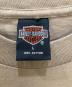 中古・古着 HARLEY-DAVIDSON (ハーレーダビッドソン) 配色プリントTシャツ ベージュ サイズ:L：4000円
