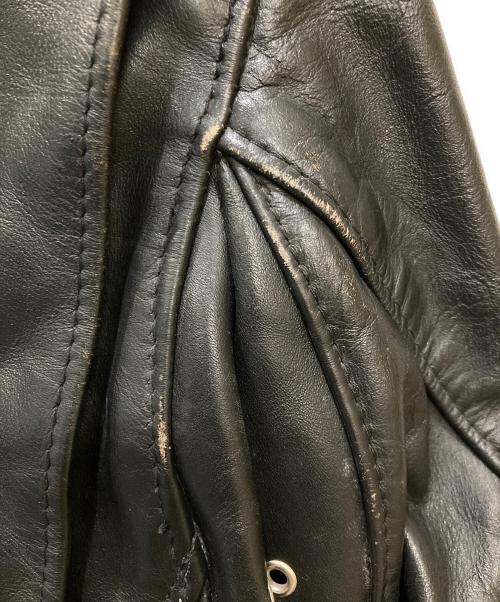 Schott（ショット）Schott (ショット) レザーダブルライダースジャケット ブラック サイズ:38の古着・服飾アイテム