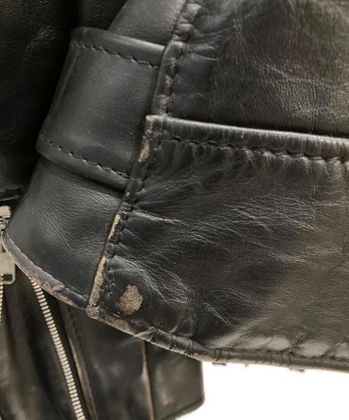 Schott（ショット）Schott (ショット) レザーダブルライダースジャケット ブラック サイズ:38の古着・服飾アイテム