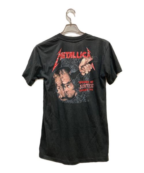 HANDTEX（ハンドテックス）HANDTEX (ハンドテックス) 80S METALLICA ヴィンテージプリントTシャツ / メタリカ ブラック サイズ:LARGEの古着・服飾アイテム