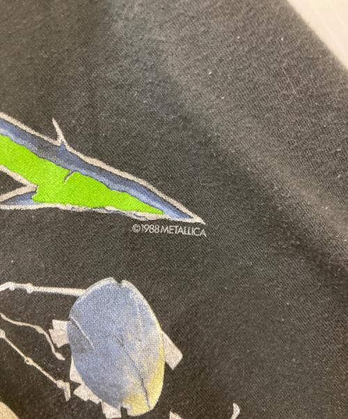HANDTEX（ハンドテックス）HANDTEX (ハンドテックス) 80S METALLICA ヴィンテージプリントTシャツ / メタリカ ブラック サイズ:LARGEの古着・服飾アイテム