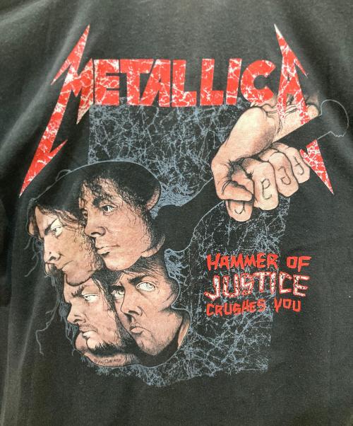 HANDTEX（ハンドテックス）HANDTEX (ハンドテックス) 80S METALLICA ヴィンテージプリントTシャツ / メタリカ ブラック サイズ:LARGEの古着・服飾アイテム