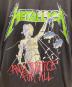 中古・古着 HANDTEX (ハンドテックス) 80S METALLICA ヴィンテージプリントTシャツ / メタリカ ブラック サイズ:LARGE：12000円