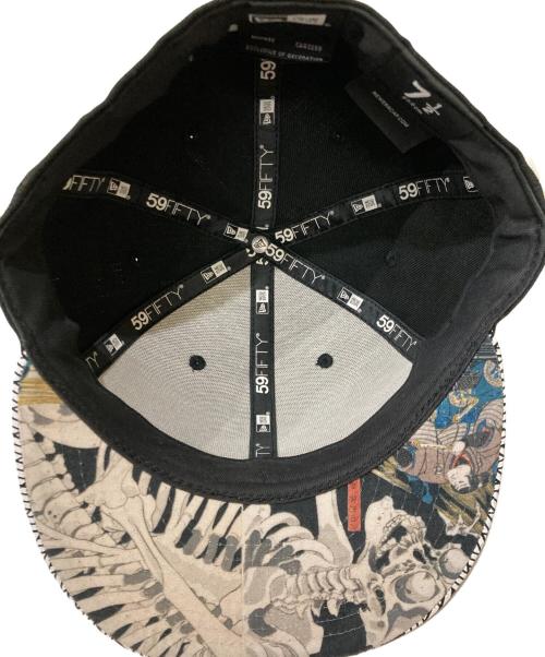 New Era（ニューエラ）New Era (ニューエラ) 歌川国芳 (ウタガワクニヨシ) 浮世絵ベースボールキャップ ブラック サイズ:59.6cm 7 1/2の古着・服飾アイテム