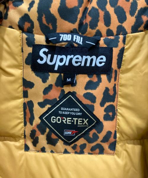 SUPREME（シュプリーム）Supreme (シュプリーム) GORE-TEX 700-Fill Down Parka Leopard/ レオパード ゴアテックス ダウンジャケット イエロー サイズ:Mの古着・服飾アイテム