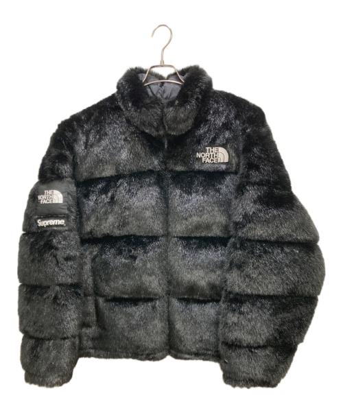SUPREME（シュプリーム）Supreme (シュプリーム) THE NORTH FACE (ザ ノース フェイス) Fur Nuptse Jacket / ファーヌプシ ダウンジャケット ブラック サイズ:Lの古着・服飾アイテム