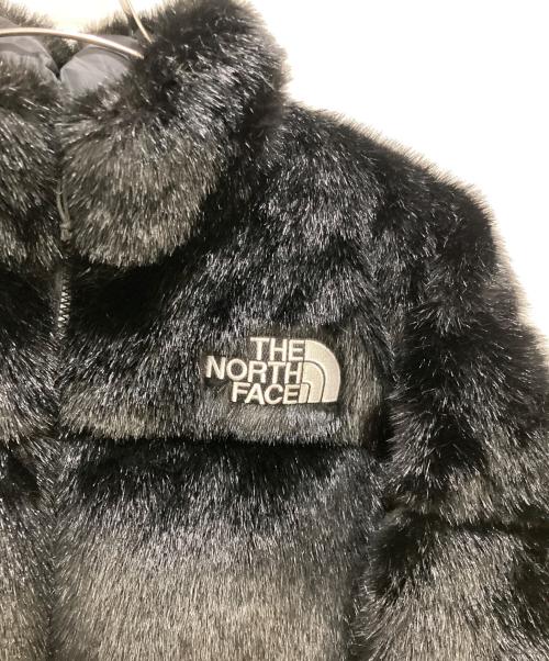 SUPREME（シュプリーム）Supreme (シュプリーム) THE NORTH FACE (ザ ノース フェイス) Fur Nuptse Jacket / ファーヌプシ ダウンジャケット ブラック サイズ:Lの古着・服飾アイテム