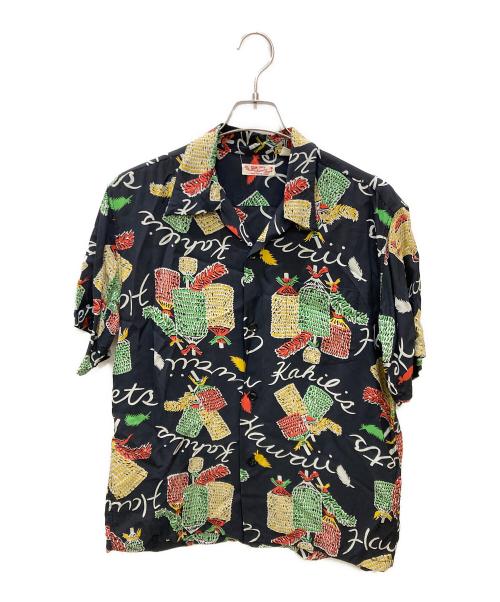 Sun Surf（サンサーフ）Sun Surf (サンサーフ) カヒリアロハシャツ ネイビー サイズ:Mの古着・服飾アイテム