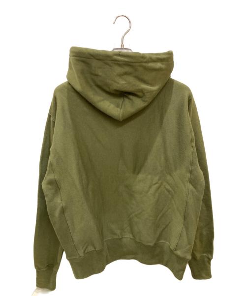 SUPREME（シュプリーム）SUPREME (シュプリーム) Champion (チャンピオン) 25SS Hooded Sweatshirt / パーカー オリーブ サイズ:Mの古着・服飾アイテム