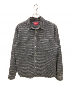 週末限定値下げ！Supreme ロゴジャガードデニムシャツ XL 中古・古着通販】SUPREME (シュプリーム) Jacquard Denim Shirt