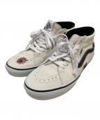SUPREME×Nate Lowman×VANSシュプリーム×ネイト ロウマン×ヴァンズ）の古着「Grosso Mid / スニーカー」｜アイボリー