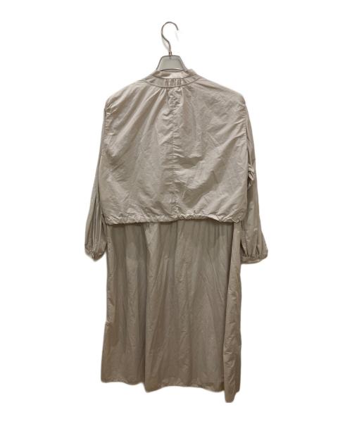 自由区（ジユウク）自由区 (ジユウク) 【洗える】3WAYシアー コート ベージュ サイズ:38の古着・服飾アイテム