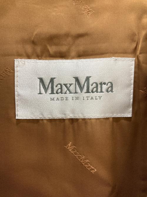 MaxMara（マックスマーラ）MaxMara (マックスマーラ) キャメルコート ブラウン サイズ:38の古着・服飾アイテム