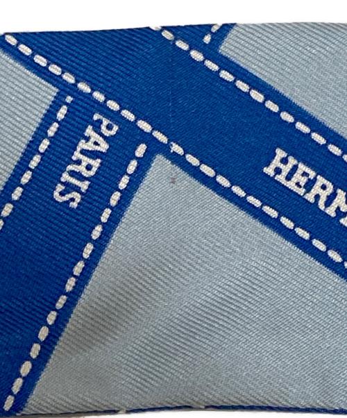 HERMES（エルメス）HERMES (エルメス) ボルデュック/ツイリースカーフ ブルーの古着・服飾アイテム