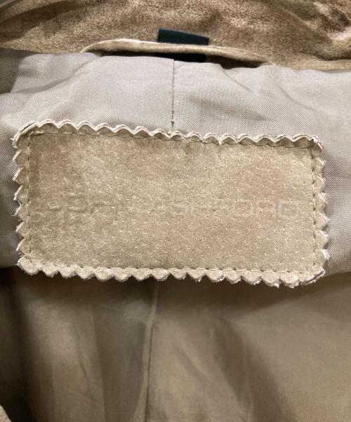 古着（フルギ）古着 (フルギ) 古着スウェードスイングトップ ベージュ サイズ:Lの古着・服飾アイテム