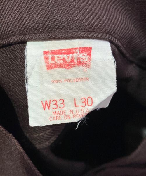 LEVI'S（リーバイス）LEVI'S (リーバイス) 90S スタプレパンツ ブラウン サイズ:W33L30の古着・服飾アイテム