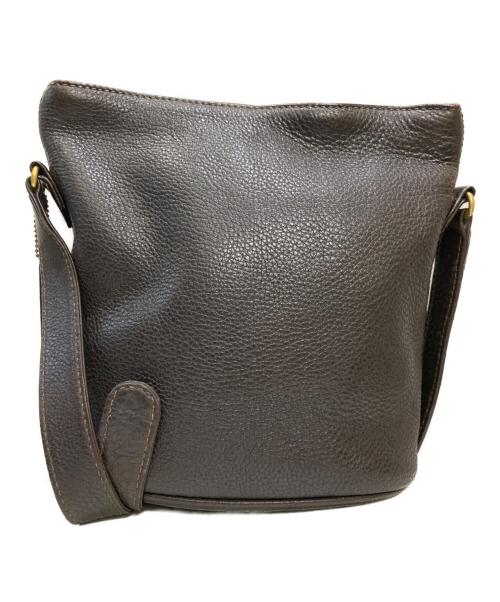 COACH（コーチ）COACH (コーチ) レザーショルダーバッグ ブラウンの古着・服飾アイテム