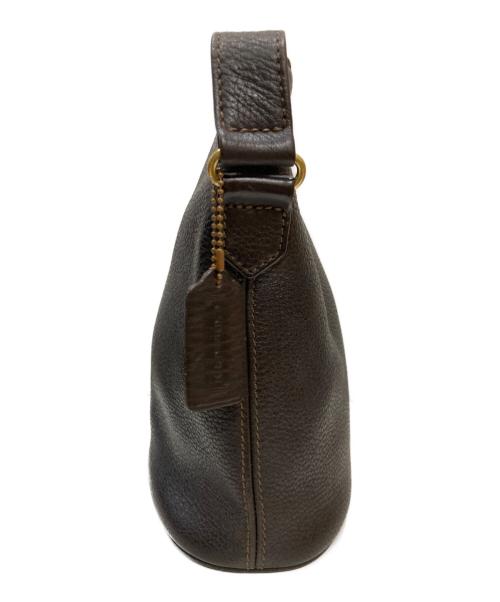 COACH（コーチ）COACH (コーチ) レザーショルダーバッグ ブラウンの古着・服飾アイテム