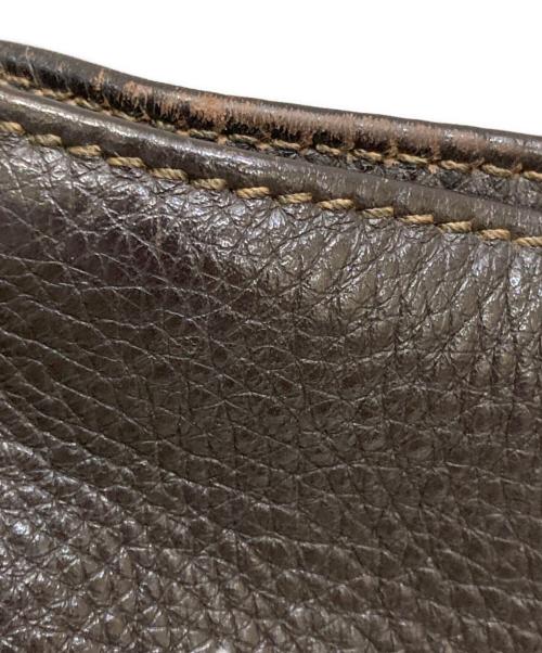 COACH（コーチ）COACH (コーチ) レザーショルダーバッグ ブラウンの古着・服飾アイテム