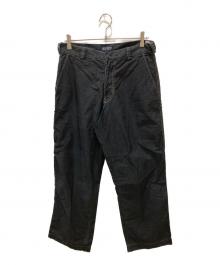ARMANI JEANS（アルマーニジーンズ）の古着「古着ジップデザインワークパンツ」｜ブラック