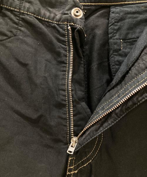 ARMANI JEANS（アルマーニジーンズ）ARMANI JEANS (アルマーニジーンズ) 古着ジップデザインワークパンツ ブラック サイズ:46の古着・服飾アイテム