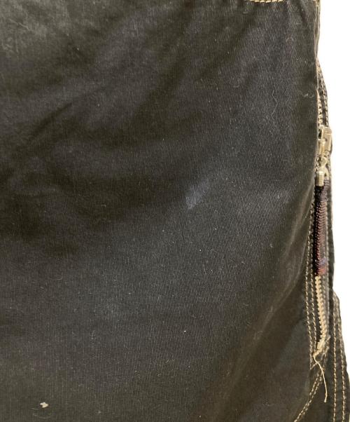 ARMANI JEANS（アルマーニジーンズ）ARMANI JEANS (アルマーニジーンズ) 古着ジップデザインワークパンツ ブラック サイズ:46の古着・服飾アイテム