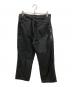 ARMANI JEANS (アルマーニジーンズ) 古着ジップデザインワークパンツ ブラック サイズ:46：6000円