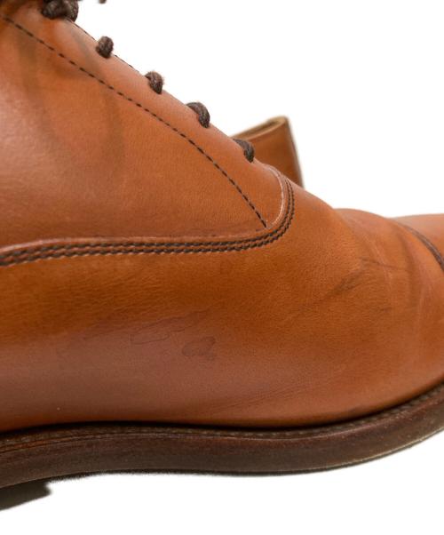 SCOTCH GRAIN（スコッチグレイン）SCOTCH GRAIN (スコッチグレイン) ストレートチップシューズ ブラウン サイズ:25.5cmの古着・服飾アイテム