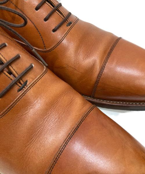 SCOTCH GRAIN（スコッチグレイン）SCOTCH GRAIN (スコッチグレイン) ストレートチップシューズ ブラウン サイズ:25.5cmの古着・服飾アイテム