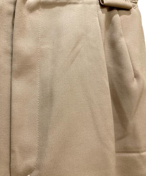 Burberry's（バーバリーズ）Burberry's (バーバリーズ) オールドウールタックイージーパンツ ベージュ サイズ:Lの古着・服飾アイテム