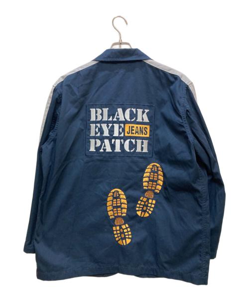 BlackEyePatch（ブラックアイパッチ）BlackEyePatch (ブラックアイパッチ) バック刺繍ワークジャケット ネイビー サイズ:Lの古着・服飾アイテム