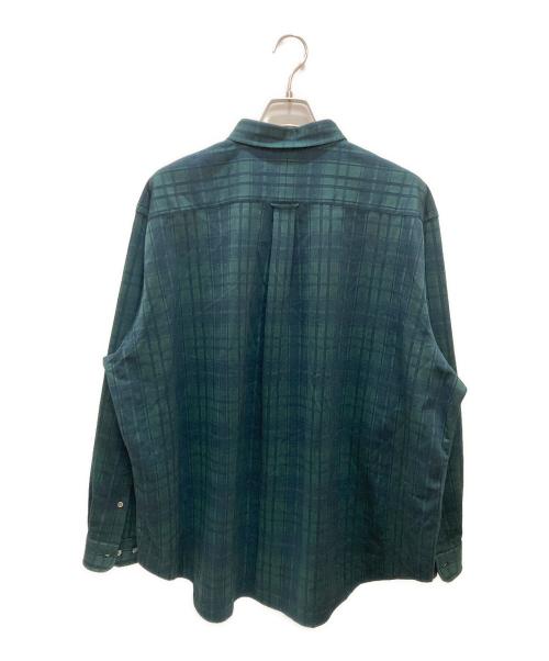 J.PRESS（ジェイプレス）J.PRESS (ジェイプレス) KANEMASA長袖チェックシャツ グリーン サイズ:Mの古着・服飾アイテム