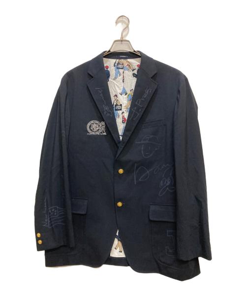 J.PRESS（ジェイプレス）J.PRESS (ジェイプレス) Aaron Chang (アーロン・チャン) アイビーボーイ金釦ブレザー ネイビー サイズ:42の古着・服飾アイテム