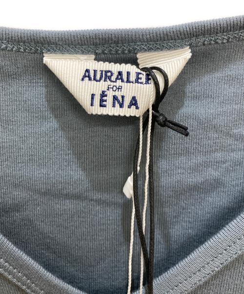AURALEE（オーラリー）AURALEE (オーラリー) IENA (イエナ) 20年モデルVネックカットソー ブルー サイズ:SIZE 1の古着・服飾アイテム