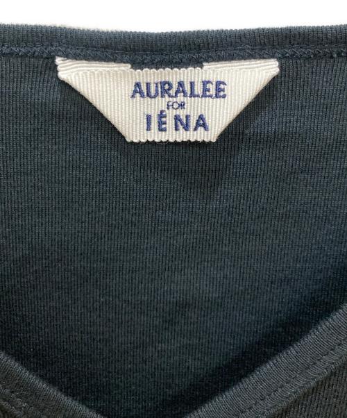 AURALEE（オーラリー）AURALEE (オーラリー) IENA (イエナ) 20周年モデルVネックカットソー ブラック サイズ:SIZE 1の古着・服飾アイテム