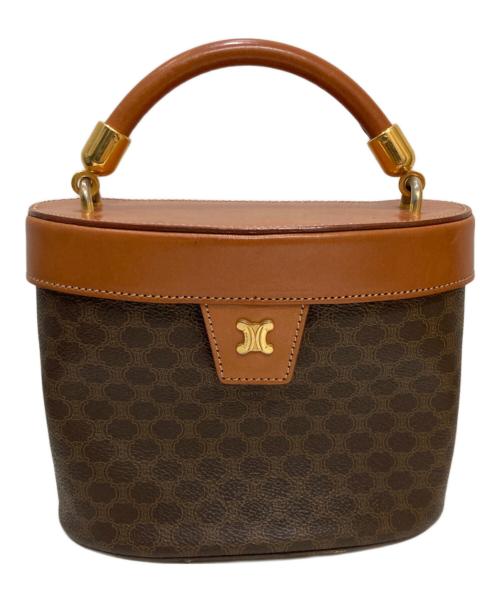 CELINE（セリーヌ）CELINE (セリーヌ) ヴィンテージ マカダム バニティバック ブラウンの古着・服飾アイテム