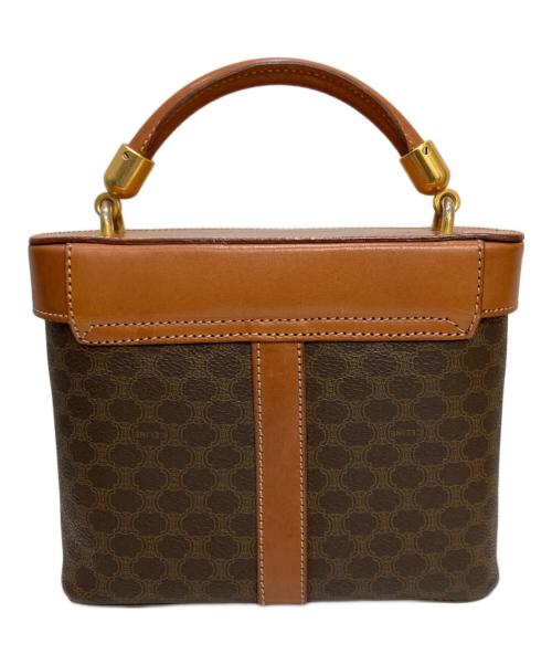 CELINE（セリーヌ）CELINE (セリーヌ) ヴィンテージ マカダム バニティバック ブラウンの古着・服飾アイテム
