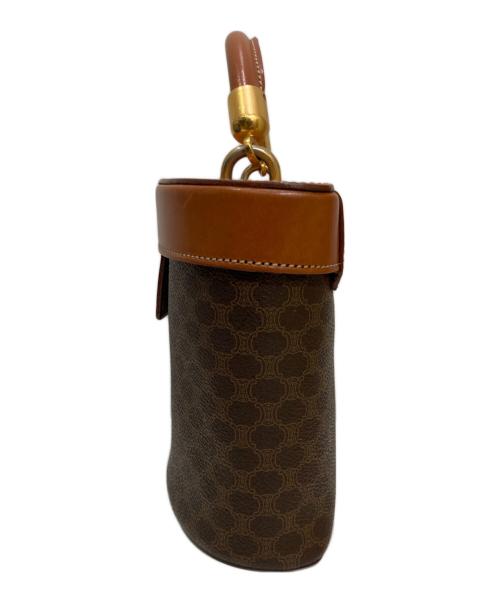 CELINE（セリーヌ）CELINE (セリーヌ) ヴィンテージ マカダム バニティバック ブラウンの古着・服飾アイテム