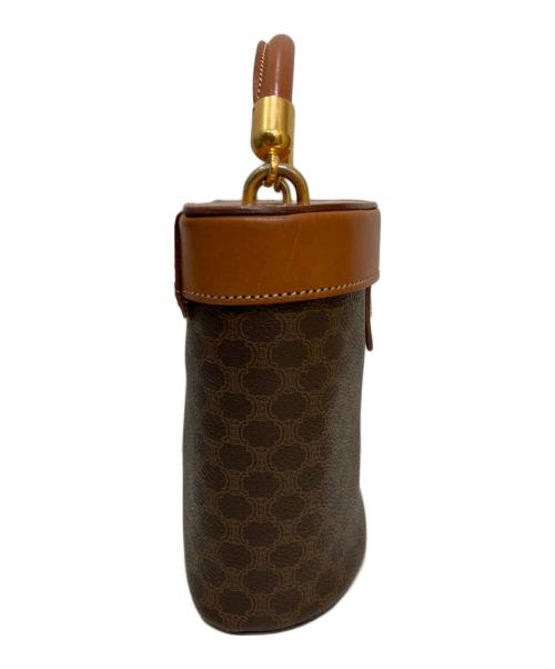 CELINE（セリーヌ）CELINE (セリーヌ) ヴィンテージ マカダム バニティバック ブラウンの古着・服飾アイテム