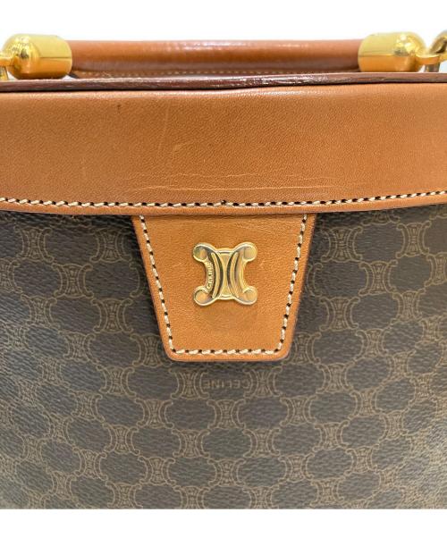 CELINE（セリーヌ）CELINE (セリーヌ) ヴィンテージ マカダム バニティバック ブラウンの古着・服飾アイテム