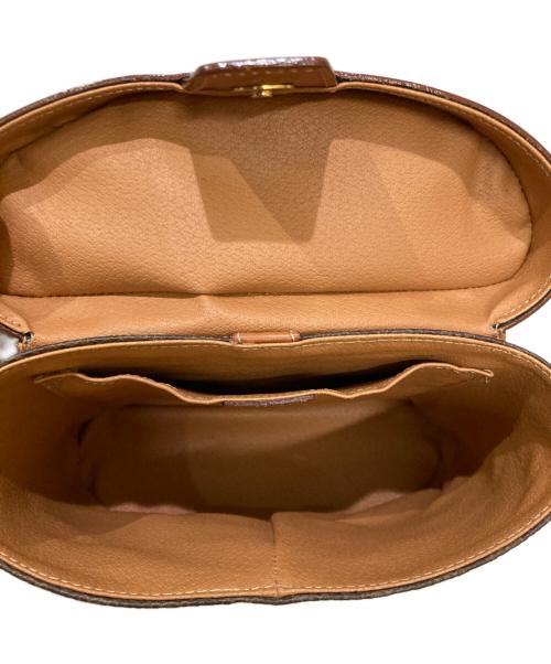 CELINE（セリーヌ）CELINE (セリーヌ) ヴィンテージ マカダム バニティバック ブラウンの古着・服飾アイテム