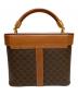 CELINE (セリーヌ) ヴィンテージ マカダム バニティバック ブラウン：25000円