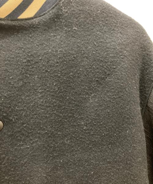 super tramp（スーパートランプ）super tramp (スーパートランプ) スタジャン ブラック サイズ:Lの古着・服飾アイテム