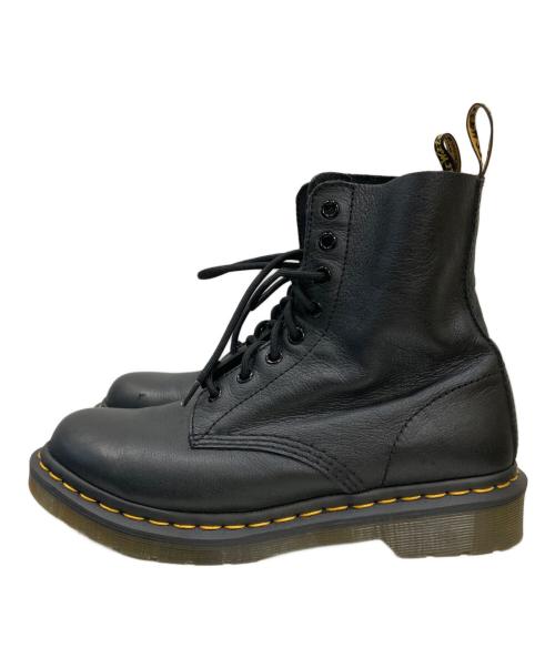 Dr.Martens（ドクターマーチン）Dr.Martens (ドクターマーチン) PASCAL VIRGINIA 8 ホールブーツ ブラック サイズ:UK6の古着・服飾アイテム