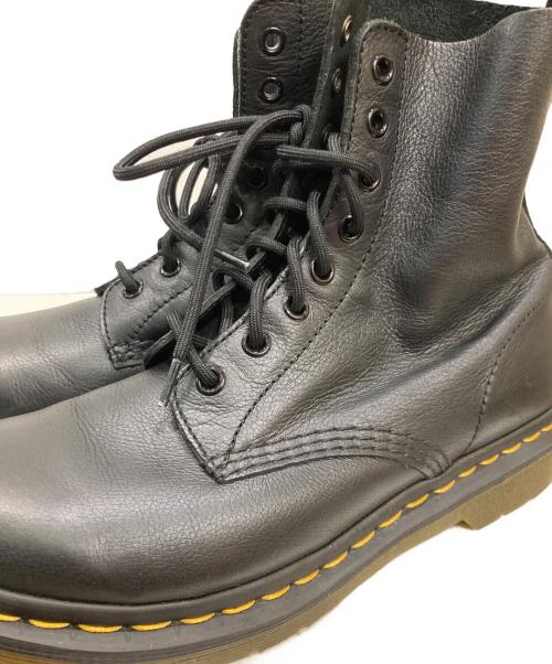 Dr.Martens（ドクターマーチン）Dr.Martens (ドクターマーチン) PASCAL VIRGINIA 8 ホールブーツ ブラック サイズ:UK6の古着・服飾アイテム