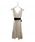 HER LIP TO (ハーリップトゥ) Linen Belted Maxi Dress / リネンノースリーブワンピース ベージュ サイズ:S：5000円