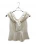 HER LIP TO（ハーリップトゥ）の古着「Shawl Peplum Top」｜ホワイト